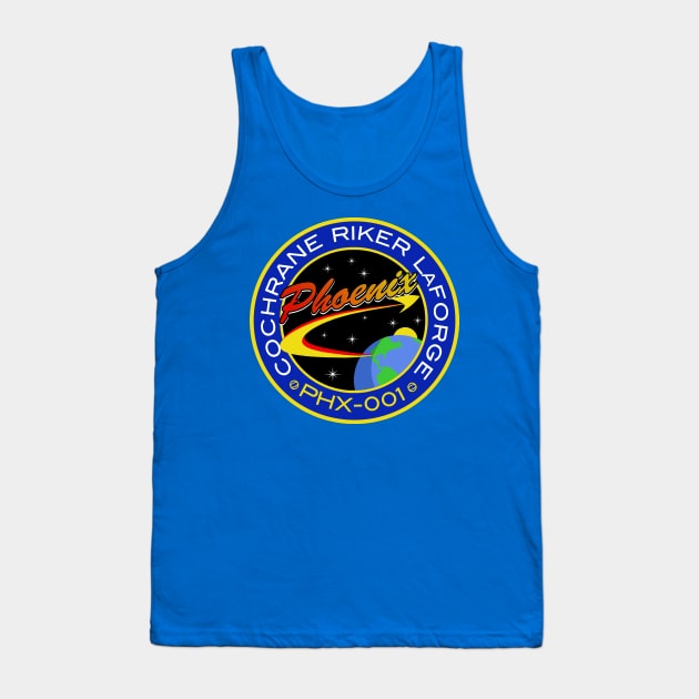 Phoenix Mission Patch Tank Top by PopCultureShirts